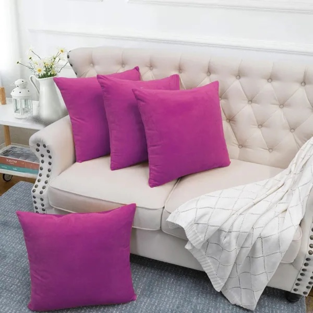 Home Soft Things ~ Supersoft 20-inch Throw Pillow Covers (set of 2)